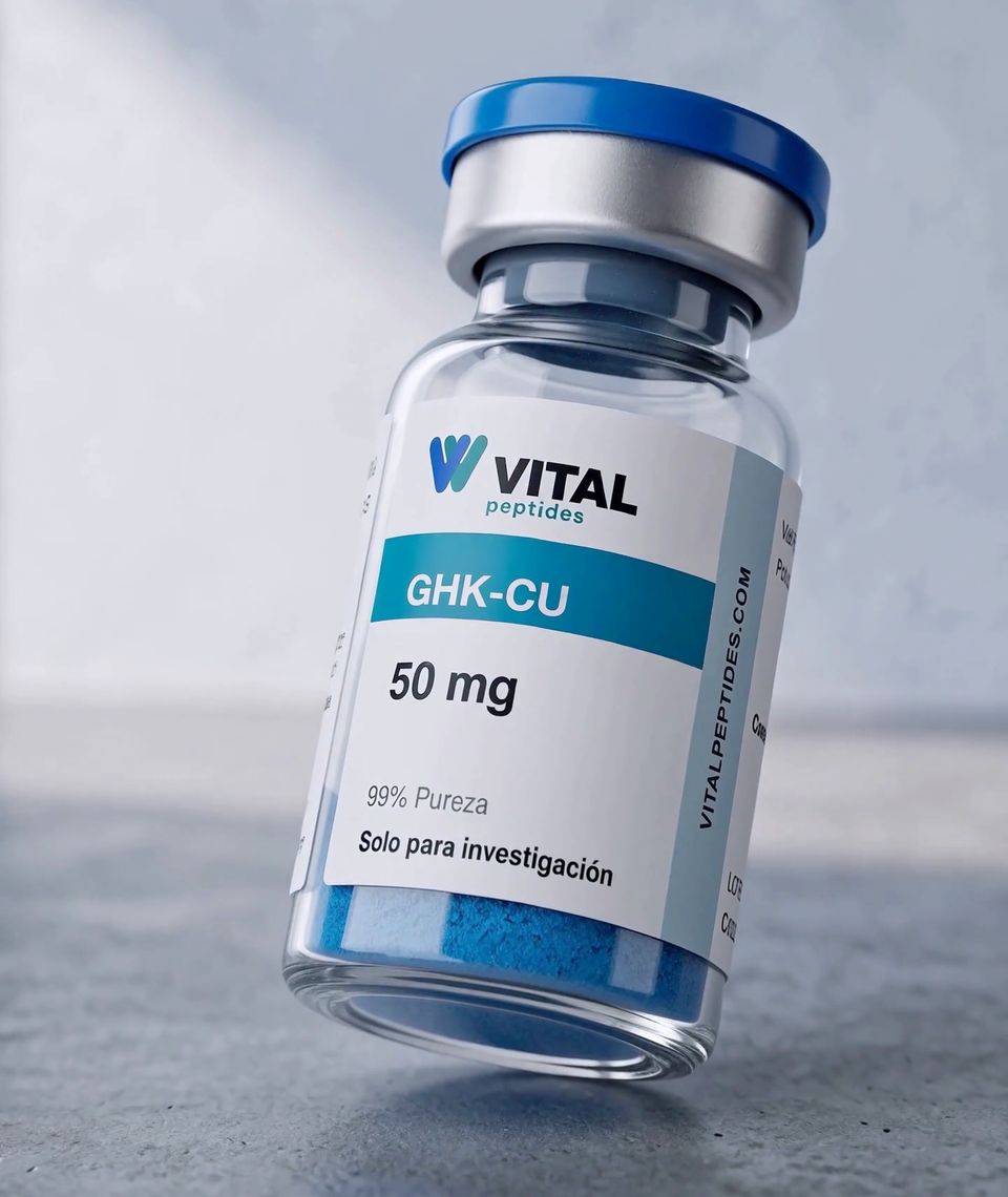 Vial de GHK-Cu 50 mg de VitalPeptides