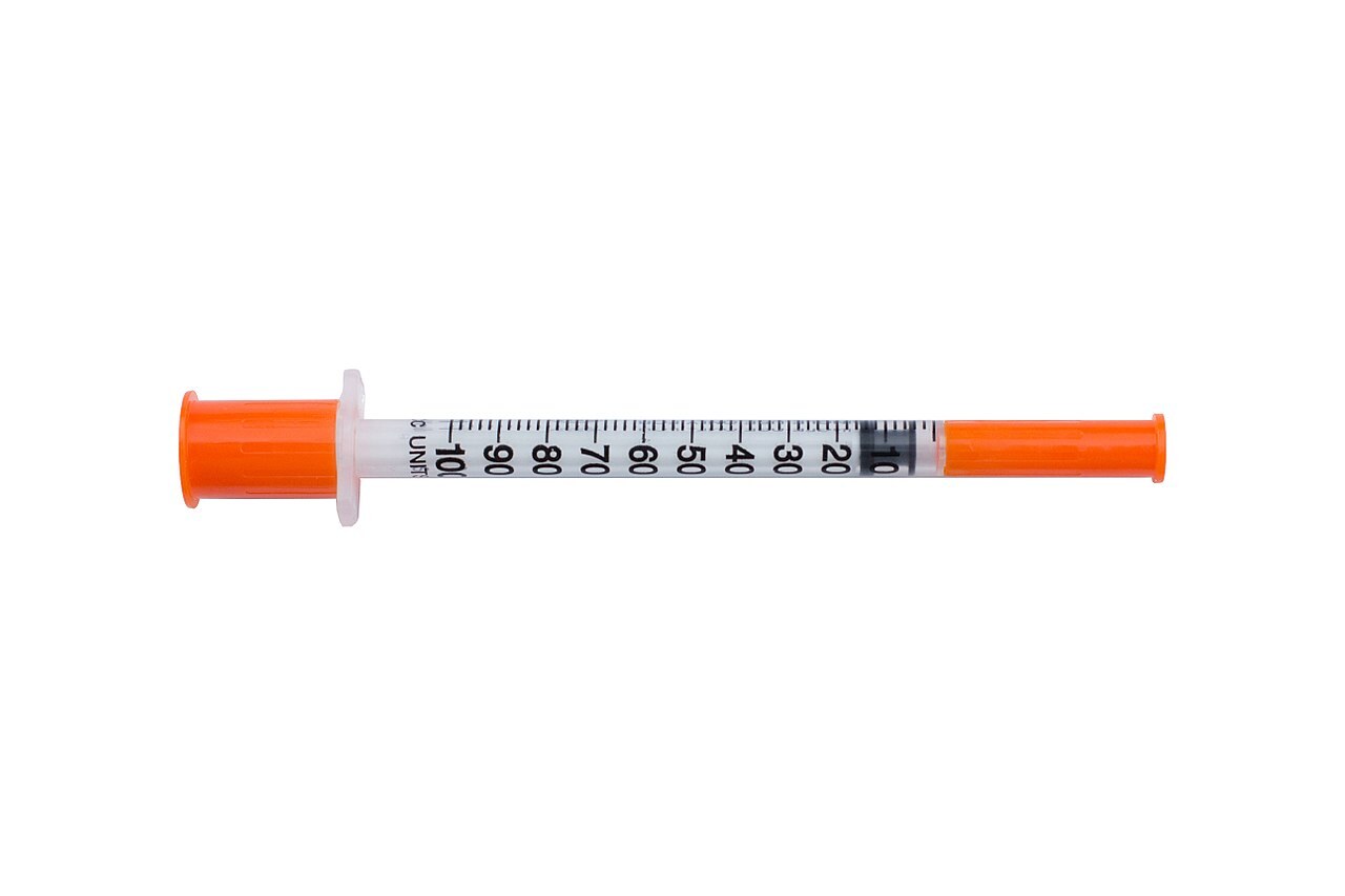 Jeringas insulina 1 ml · pack 10
